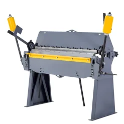 VEVOR Box and Pan Brake, 48 in Sheet Metal Bending Brake, 12-Gauge Mild Steel Capacity, 0-135 Degree Adjustable, Metal Bender Machine with 8 Fingers, Heavy-Duty Aluminum Folder for Precise Bending