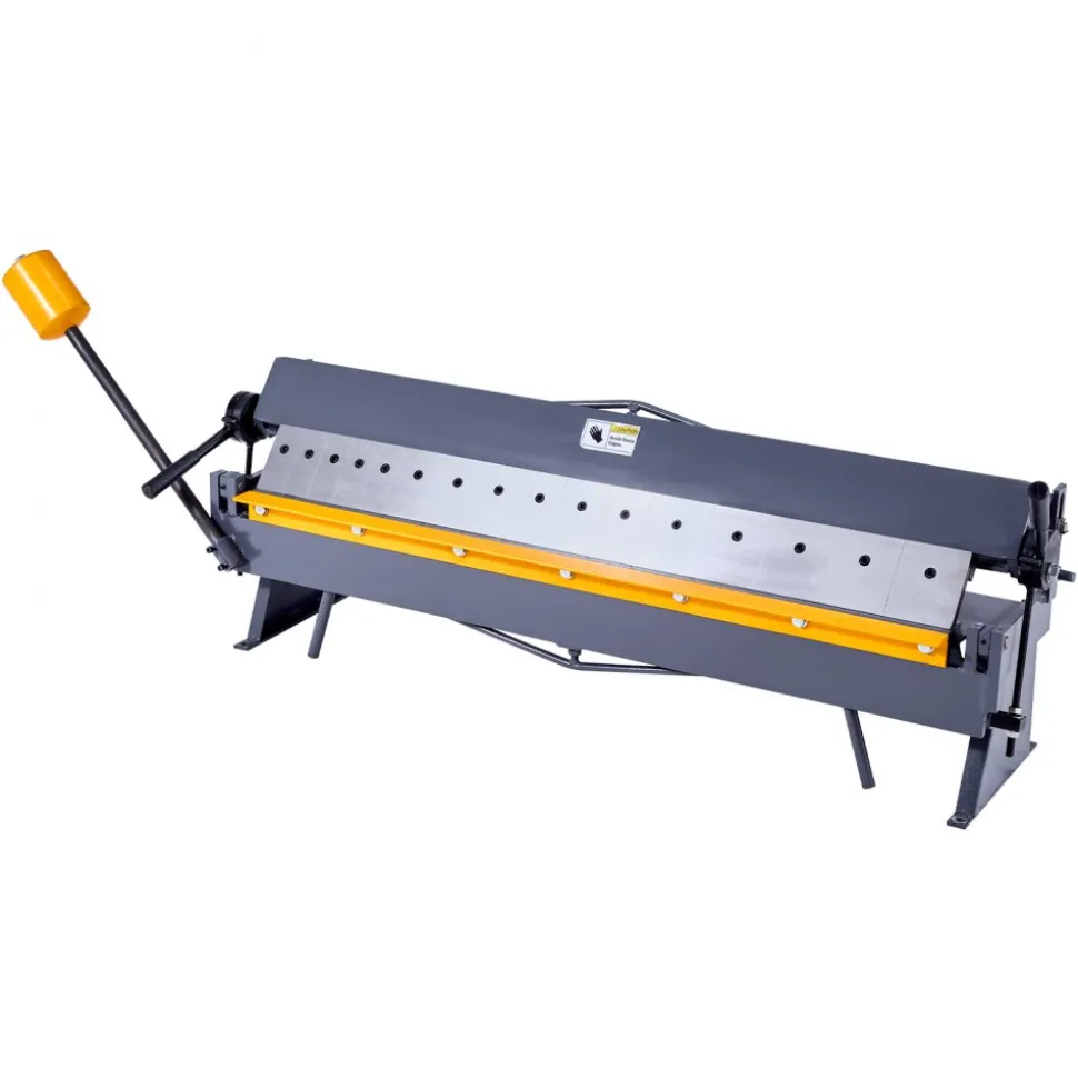 VEVOR Box and Pan Brake, 50 in Sheet Metal Bending Brake,16-Gauge Mild Steel Capacity, 0-135 Degree Adjustable, Metal Bender Machine with 16 Fingers, Heavy-Duty Aluminum Folder for Precise Bending