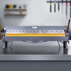 VEVOR Box and Pan Brake, 50 in Sheet Metal Bending Brake,16-Gauge Mild Steel Capacity, 0-135 Degree Adjustable, Metal Bender Machine with 16 Fingers, Heavy-Duty Aluminum Folder for Precise Bending
