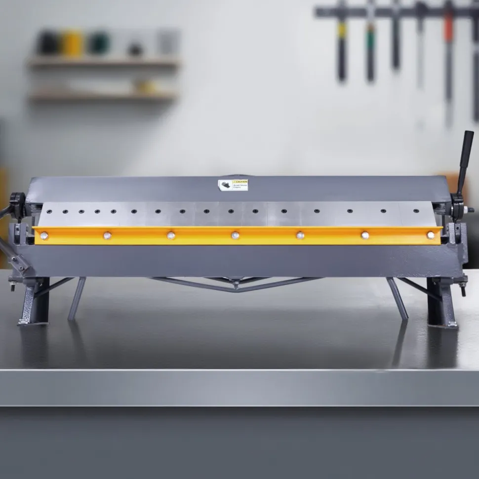 VEVOR Box and Pan Brake, 50 in Sheet Metal Bending Brake,16-Gauge Mild Steel Capacity, 0-135 Degree Adjustable, Metal Bender Machine with 16 Fingers, Heavy-Duty Aluminum Folder for Precise Bending