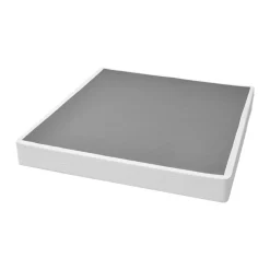 VEVOR Box Spring, King Size Bed Frame with Washable Fabric Cloth, Heavy Duty Metal Frame for King Bed, 9.1 in Mattress Foundation, 3500 lbs Max Weight Capacity, Easy Assembly, 79.1 x 75.8 x 9.1 in