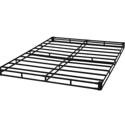 VEVOR Box Spring, Queen Size Bed Frame with Washable Fabric Cloth, Heavy Duty Metal Frame for Queen Bed, 4 in Mattress Foundation, 3500 lbs Max Weight Capacity, Easy Assembly, 79.1 L x 59.4 W x 4 H in