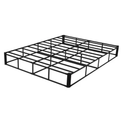 VEVOR Box Spring, Queen Size Bed Frame with Washable Fabric Cloth, Heavy Duty Metal Frame for Queen Bed, 9.1 in Mattress Foundation, 3500 lbs Max Weight Capacity, Easy Assembly, 79.1 x 59.6 x 9.1 in