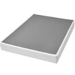 VEVOR Box Spring, Queen Size Bed Frame with Washable Fabric Cloth, Heavy Duty Metal Frame for Queen Bed, 9.1 in Mattress Foundation, 3500 lbs Max Weight Capacity, Easy Assembly, 79.1 x 59.6 x 9.1 in