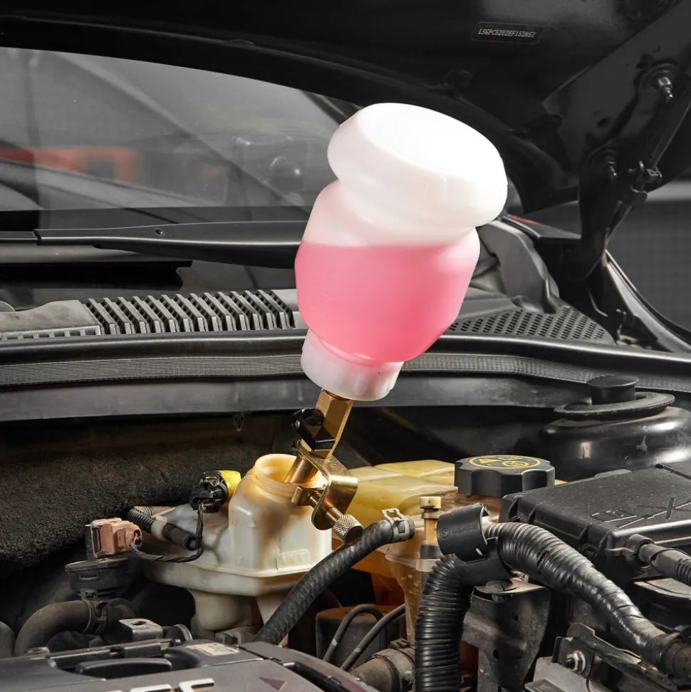 VEVOR Brake Bleeder Kit, 3L Brake Fluid Extractor with 1L Siphon Refilling Bottle & 13 Hose Connectors, Complete Brake Fluid Bleeder Kit with Extended Silicone Hose & Handle, Fit for Most Vehicles