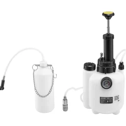 VEVOR Brake Bleeder Kit, 3L Manual Brake Fluid Bleeding Kit with 1L Waste Bottle & 5 Master Cylinder Adapters, One-Person Professional Brake Fluid Pressure Bleeder for Most Vehicles