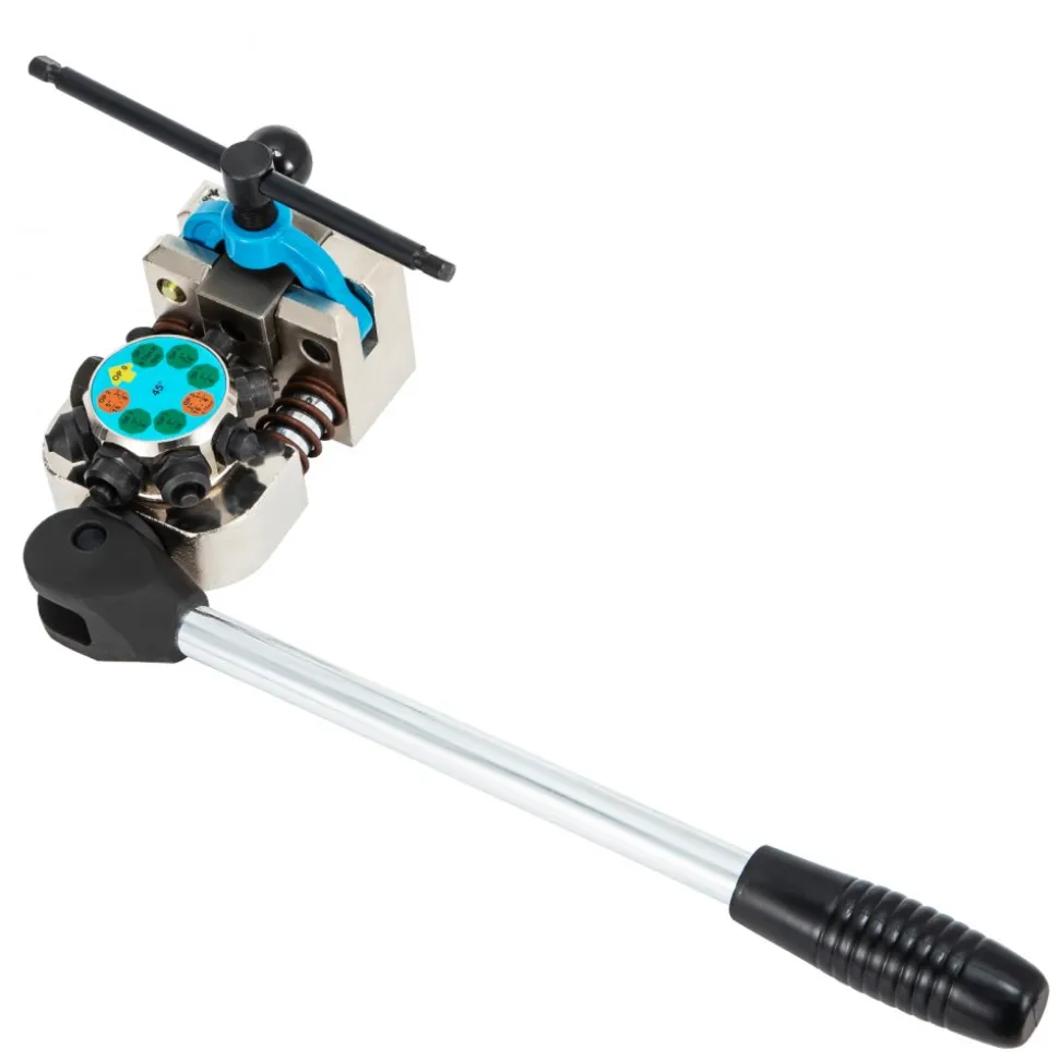 VEVOR Brake Line Flaring Tool, 45 Degree Single, Double, and Bubble Flares for 3/16", 1/4", 5/16" and 3/8" Tube Size, Suitable for Soft Metal of Copper Lines