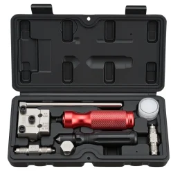 VEVOR Brake Line Flaring Tool Kit, 45° Single & Double Flare Tool for 3/16