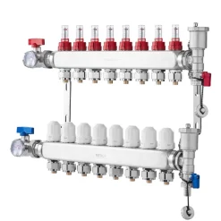 VEVOR 8-Branch Radiant Heat Manifold, 1/2