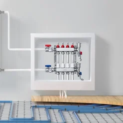 VEVOR 4-Branch Radiant Heat Manifold, 1/2