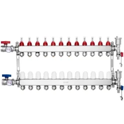 VEVOR 12-Branch Radiant Heat Manifold, 1/2