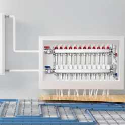 VEVOR 12-Branch Radiant Heat Manifold, 1/2