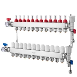 VEVOR 12-Branch Radiant Heat Manifold, 1/2