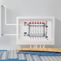 VEVOR 6-Branch Radiant Heat Manifold, 1/2