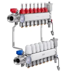 VEVOR 7-Branch Radiant Heat Manifold, 1/2
