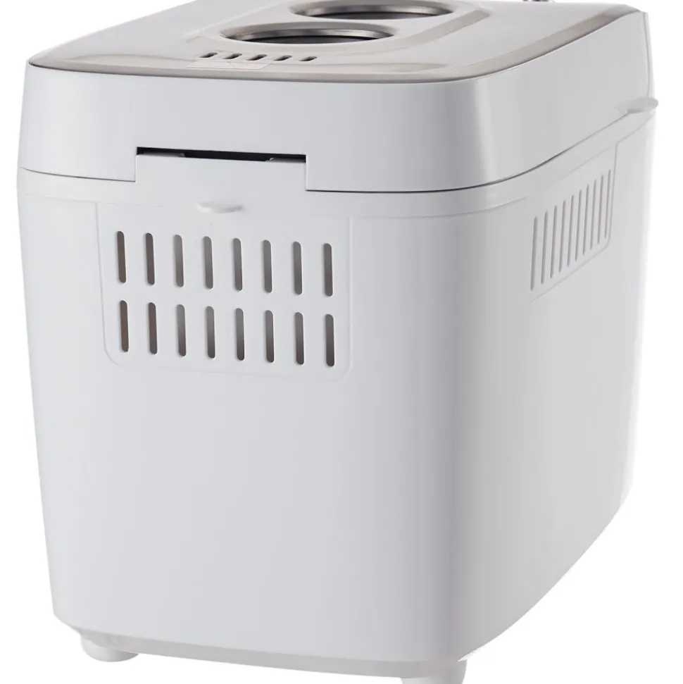 VEVOR Bread Maker, 15-in-1 3LB Dough Machine, Nonstick Ceramic Pan Automatic Breadmaker with Gluten Free Setting, Whole Wheat Bread Making, Digital, Programmable, 3 Loaf Sizes, 3 Crust Colors, White