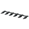 VEVOR Bucket Tooth Bar, 48'', Heavy Duty Tractor Bucket 6 Teeth Bar for Loader Tractor Skidsteer, 4560 lbs Load-Bearing Capacity Bolt On Design, for Efficient Soil Excavation and Bucket Protection