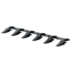 VEVOR Bucket Tooth Bar, 48'', Heavy Duty Tractor Bucket 6 Teeth Bar for Loader Tractor Skidsteer, 4560 lbs Load-Bearing Capacity Bolt On Design, for Efficient Soil Excavation and Bucket Protection