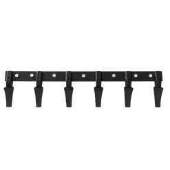 VEVOR Bucket Tooth Bar, 48'', Heavy Duty Tractor Bucket 6 Teeth Bar for Loader Tractor Skidsteer, 4560 lbs Load-Bearing Capacity Bolt On Design, for Efficient Soil Excavation and Bucket Protection