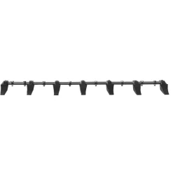 VEVOR Bucket Tooth Bar, 60'', Heavy Duty Tractor Bucket 7 Teeth Bar for Loader Tractor Skidsteer, 4560 lbs Load-Bearing Capacity Bolt On Design, for Efficient Soil Excavation and Bucket Protection