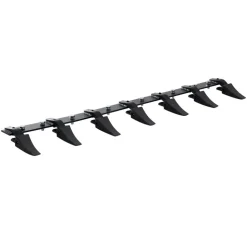 VEVOR Bucket Tooth Bar, 60'', Heavy Duty Tractor Bucket 7 Teeth Bar for Loader Tractor Skidsteer, 4560 lbs Load-Bearing Capacity Bolt On Design, for Efficient Soil Excavation and Bucket Protection