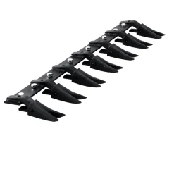 VEVOR Bucket Tooth Bar, 53'', Heavy Duty Tractor Bucket Teeth Bar for Sub-Compact Tractor Loader, 4560 lbs Load-Bearing Capacity, Fits Bucket Cutting Edges Sized 1/2