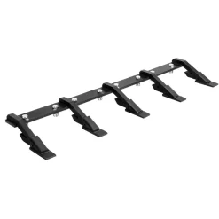 VEVOR Bucket Tooth Bar, 46 in Heavy Duty 5 Teeth Tractor Bucket Bar for Loader Tractor Loader Skidsteer, 4560 lbs Load Capacity,  Bolt On Teeth Bars for Buckets Protection Efficient & Soil Excavation