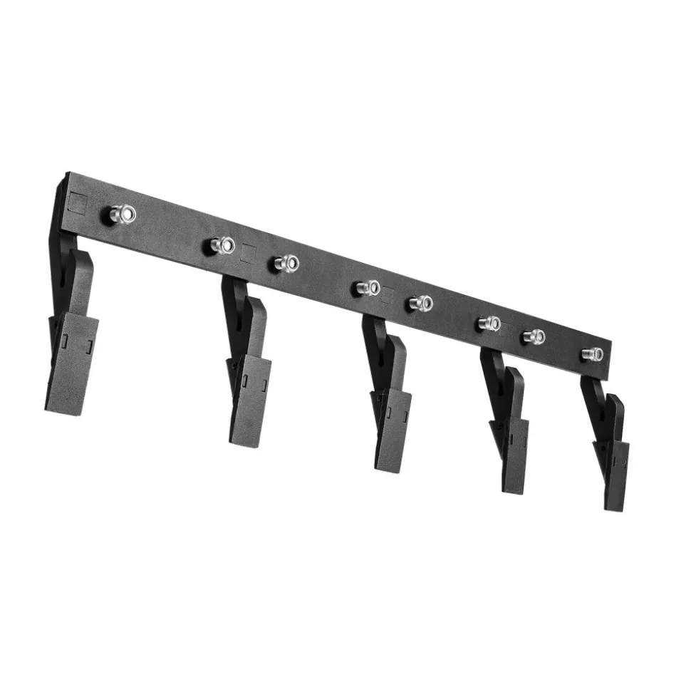 VEVOR Bucket Tooth Bar,45.2 in Heavy Duty 6 Teeth Tractor Bucket Bar for Tractor Loader Skidsteer, 4560 lbs Load Capacity, Bolt On Teeth Bars for Buckets Protection Efficient & Soil Excavation