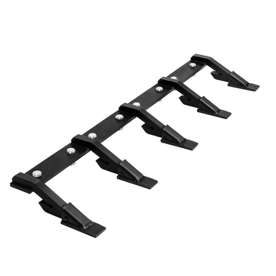 VEVOR Bucket Tooth Bar,45.2 in Heavy Duty 6 Teeth Tractor Bucket Bar for Tractor Loader Skidsteer, 4560 lbs Load Capacity, Bolt On Teeth Bars for Buckets Protection Efficient & Soil Excavation