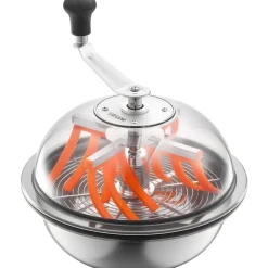 VEVOR Bud Leaf Bowl Trimmer, 13 in Manual Bud Trimmer, with Sharp Stainless Steel Blades, Visual Cutting, Wet & Dry Hydroponic Cutting Machine, Twisted Spin Cut for Plants Leaves Buds Flowers