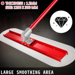 VEVOR Bull Float Manganese Steel Concrete Float 1200x300mm Concrete Float Tool Cement Tool Bull Concrete Kit Bull Pool Float Bull Float Handle Bull Float Bracket Concrete Tool Finishing Bull Float
