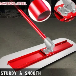 VEVOR Bull Float Manganese Steel Concrete Float 1200x300mm Concrete Float Tool Cement Tool Bull Concrete Kit Bull Pool Float Bull Float Handle Bull Float Bracket Concrete Tool Finishing Bull Float