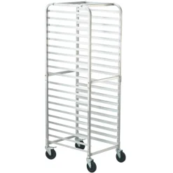 VEVOR Bun Pan Rack, 20-Tier Commercial Bakery Racks with Brake Wheels, Aluminum Racking Trolley Storage for Half & Full Sheet, Speed Rack For Kitchen Home, Bread Baking Equipment, 26