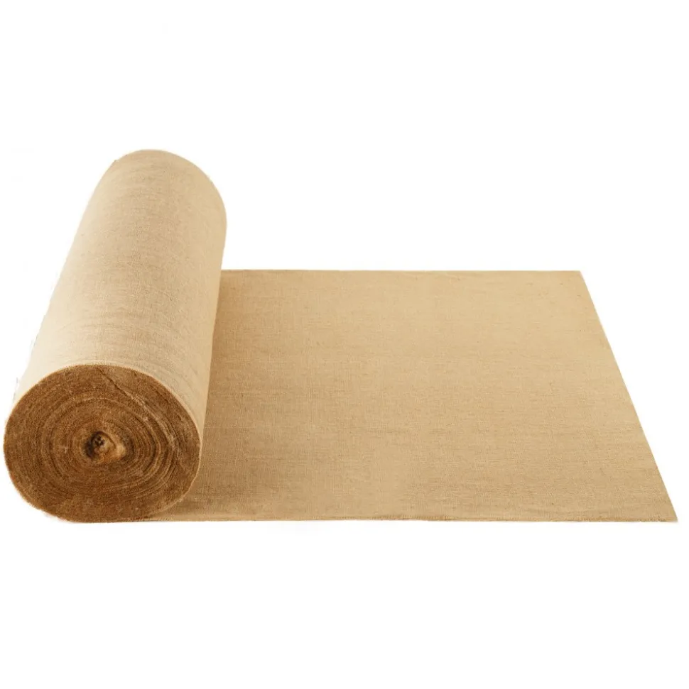 VEVOR Burlap Fabric Roll, 40” x 300 ft & 45 x 45 High Density Wide Natural Burlap Fabric Rolls, Jute Fabric Burlap Tree Wrap Roll, for Decor, Crafts, Wedding, Gardening, Plant & Tree Winter Covering