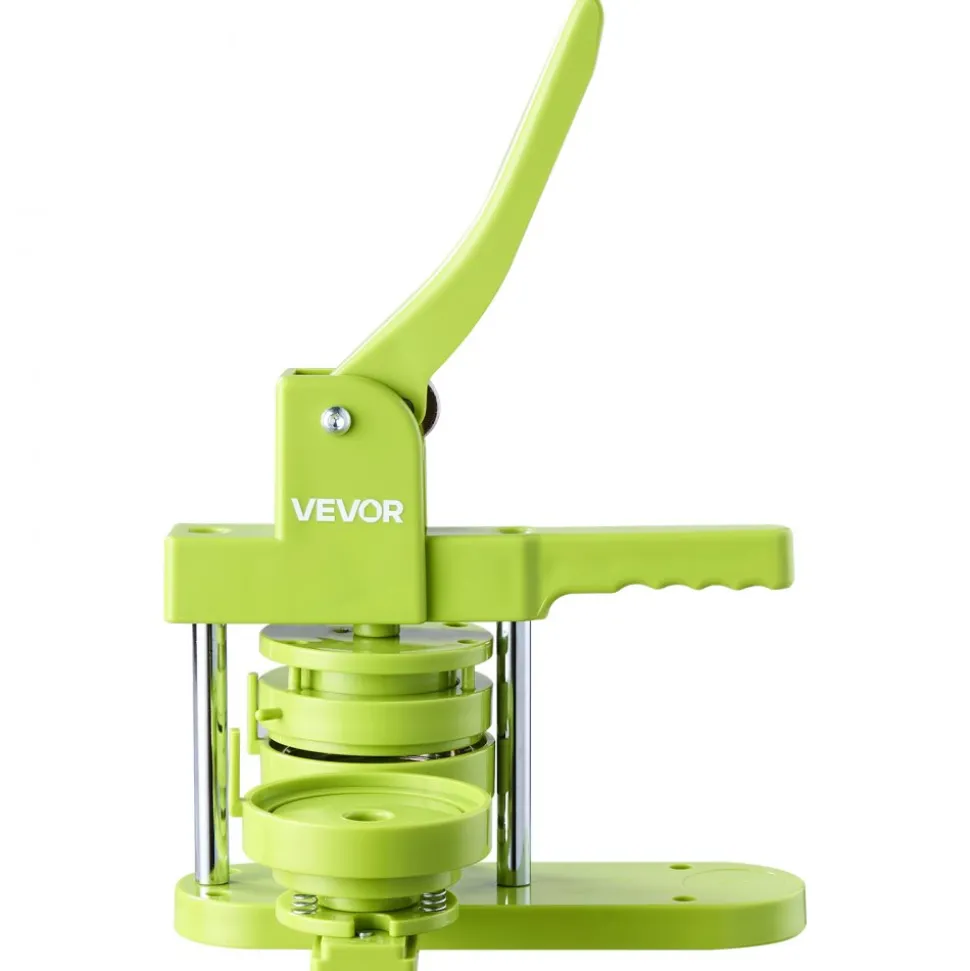 VEVOR Button Maker Machine, 2.95 in, Plastic Pin Maker with 100pcs Button Parts, Mr. Panda Magic Book, Circle Cutter and Hex Wrenches, Reinforced Ergonomic Handle, for DIY Badges, Personalized Pins