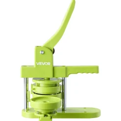 VEVOR Button Maker Machine, 2.95 in, Plastic Pin Maker with 100pcs Button Parts, Mr. Panda Magic Book, Circle Cutter and Hex Wrenches, Reinforced Ergonomic Handle, for DIY Badges, Personalized Pins