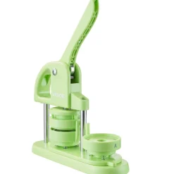 VEVOR Button Maker Machine, 2.28 in, Plastic Pin Maker with 100pcs Button Parts, Circle Cutter and Hex Wrenches, Reinforced Ergonomic Handle, for DIY Badges, Personalized Pins and Key Chains, Green
