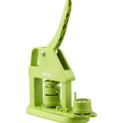 VEVOR Button Maker Machine, 1.26 in, Plastic Pin Maker with 500pcs Button Parts, Mr. Panda Magic Book, Circle Cutter and Hex Wrenches, Reinforced Ergonomic Handle, for DIY Badges, Personalized Pins