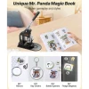 VEVOR Button Maker Machine, 1.25 in, Pin Maker Machine with 500pcs Button Parts, Circle Cutter, Hex Wrenches and Magic Book, Ergonomic Handle, for DIY Badges, Personalized Pins and Key Chains, Black