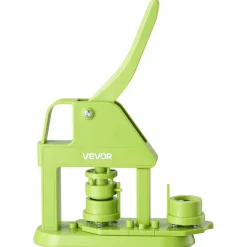 VEVOR Button Maker Machine, 0.98 in, Plastic Pin Maker with 500pcs Button Parts, Mr. Panda Magic Book, Circle Cutter and Hex Wrenches, Reinforced Ergonomic Handle, for DIY Badges, Personalized Pins