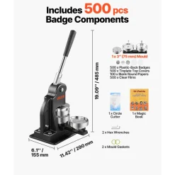 VEVOR Button Maker Machine 3