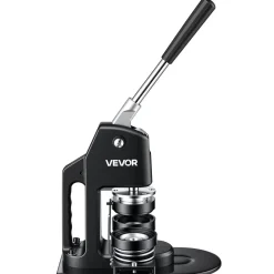 VEVOR Button Maker Machine, Multiple Sizes 1+2.25 Inch Badge Punch Press Kit, Children DIY Gifts Pin Maker, Button Making Supplies with 500pcs Button Parts & Circle Cutter & Magic Book