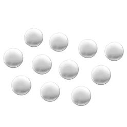 VEVOR Button Maker Supplies 200 Sets 2.28 in / 58 mm Pin Back Button Parts, with Metal Backs, Metal Shells, Clear Mylar Films, and Blank Circle Papers, for Home DIY, School Events, and Custom Studio