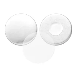 VEVOR Button Maker Supplies 50 Sets 1.26 in / 32 mm Refrigerator Magnets, Button Parts with Magnetic Backs, Metal Shells, Clear Mylar Films, and Blank Circle Papers, for Home DIY and Kitchen Decor