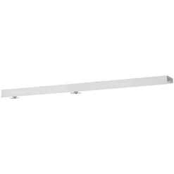 VEVOR Bypass Sliding Door Hardware Kit, 4 ft Aluminum Alloy Dual-Track Bypass Door Hardware, Smooth and Quiet Sliding, Easy to Install, for 1