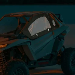 VEVOR Cab Enclosure Upper Doors, Compatible with Can-Am Maverick X3 2-Seater 2017-2025, Soft Upper Doors, Windproof Upgraded Zipper UTV Soft Side Window Kit, Work with Side Mirrors and Windshields