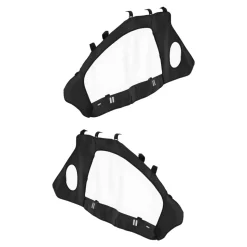 VEVOR Cab Enclosure Upper Doors, Compatible with Can-Am Maverick X3 2-Seater 2017-2025, Soft Upper Doors, Windproof Upgraded Zipper UTV Soft Side Window Kit, Work with Side Mirrors and Windshields