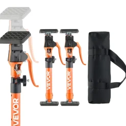 VEVOR Cabinet Jack Support Pole, 2-Pack, 15.75-23.6 Inch Steel Telescopic Quick Support Rod, Adjustable 3rd Hand System up to 220 lbs Capacity for Installing Cabinets, Lifting Drywall, Cargo Bars