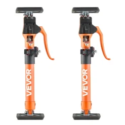 VEVOR Cabinet Jack Support Pole, 2-Pack, 15.75-23.6 Inch Steel Telescopic Quick Support Rod, Adjustable 3rd Hand System up to 220 lbs Capacity for Installing Cabinets, Lifting Drywall, Cargo Bars
