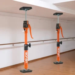 VEVOR Cabinet Jack Support Pole, 2-Pack, 15.75-23.6 Inch Steel Telescopic Quick Support Rod, Adjustable 3rd Hand System up to 220 lbs Capacity for Installing Cabinets, Lifting Drywall, Cargo Bars